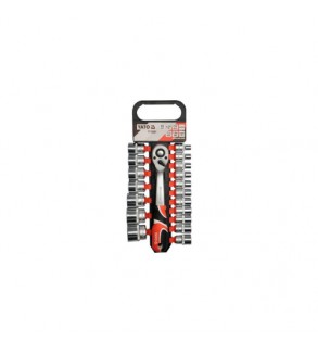 Set tubulare si antrenor 19 piese 1-2 Yato Cod: YT-38681