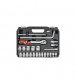 Trusa scule 25 piese tubulare 1-2 Yato Cod: YT-38741