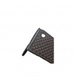 Masa de bord cu 2 suporti pentru pahare ,piele ecologica culoare Negru cusatura Rosie compatibila Renault Master 4  2020-2024