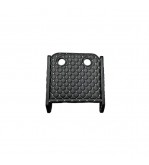 Masa de bord cu 2 suporti pentru pahare ,piele ecologica culoare Negru cusatura Gri compatibila  Renault Master 4 2020-2024