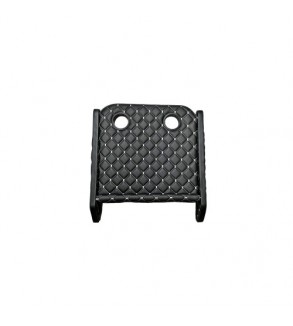 Masa de bord cu 2 suporti pentru pahare ,piele ecologica culoare Negru cusatura Gri compatibila  Renault Master 4 2020-2024