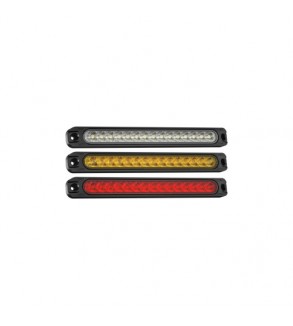 Lampa laterala LED  rosie cu 3 functii  lumina continua, flash, semnalizare dinamica 12-24V  Cod: ZC-15LEDR