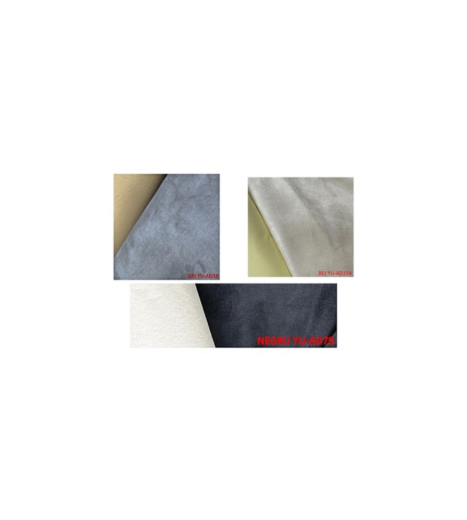 Material imitatie alcantara cu adeziv , latime 1,5m, diverse culori Cod: YU-AD