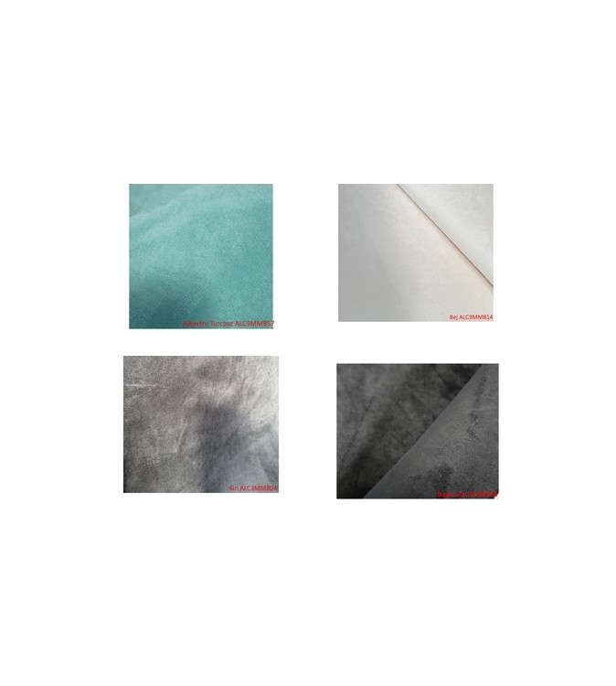 Material imitatie alcantara cu burete 3mm, latime 1,6m, diverse culori Cod: ALC3MM