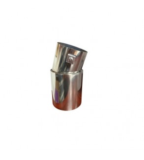 Ornament toba inox universal cromat diametru 76mm Cod: A82