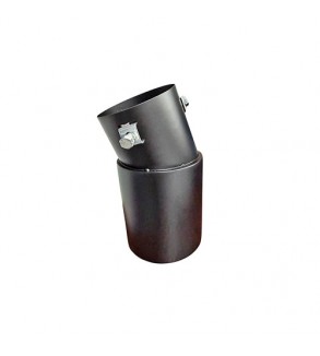 Ornament toba inox universal negru mat diametru 76mm Cod: M82