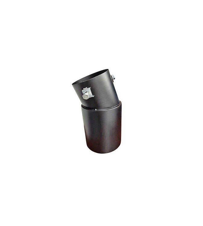 Ornament toba inox universal negru mat diametru 76mm Cod: M82
