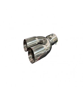 Ornament toba inox dublu universal diametru 76mm Cod: A2009X-76