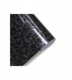 Folie auto autocolant Pet Premium carbon forjat lucios 1.52m x 1m cu tehnologie eliminare bule Cod: PET10160