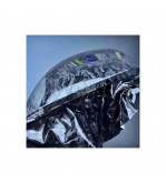 Folie auto autocolant Pet Premium carbon forjat lucios 1.52m x 1m cu tehnologie eliminare bule Cod: PET10160