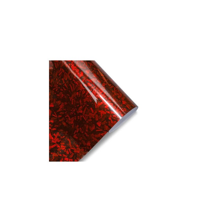 Folie auto autocolant Pet Premium carbon forjat rosu 1.52m x 1m cu tehnologie eliminare bule Cod: PET10159 Folie auto autocolant Pet Premium carbon forjat rosu 1.52m x 1m cu tehnologie eliminare bule Cod: PET10159
