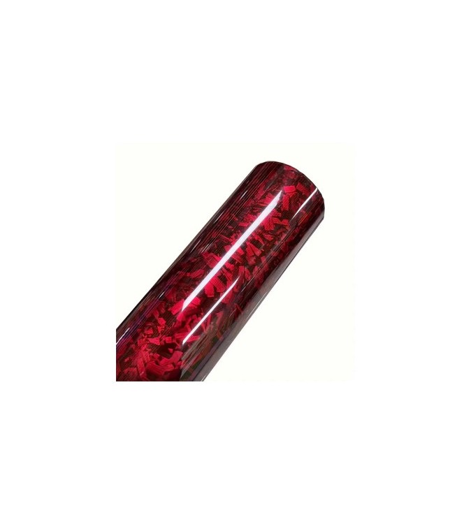 Rola folie auto autocolant Pet Premium carbon forjat rosu 1.52m x 18m cu tehnologie eliminare bule Cod: PET10159 Rola folie auto autocolant Pet Premium carbon forjat rosu 1.52m x 18m cu tehnologie eliminare bule Cod: PET10159