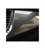 Folie auto autocolant Pet Premium carbon negru 1.52m x 1m cu tehnologie eliminare bule Cod: PET10085