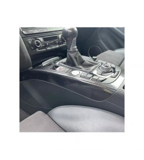 Folie auto autocolant Pet Premium carbon negru 1.52m x 1m cu tehnologie eliminare bule Cod: PET10085