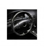 Folie auto autocolant Pet Premium carbon negru 1.52m x 1m cu tehnologie eliminare bule Cod: PET10085
