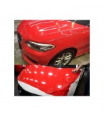 Folie auto autocolant PVC rosu lucios 1.52m x 1m cu tehnologie eliminare bule Cod: 9217