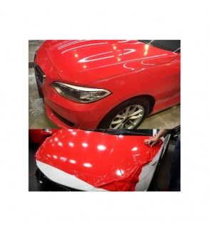 Folie auto autocolant PVC rosu lucios 1.52m x 1m cu tehnologie eliminare bule Cod: 9217