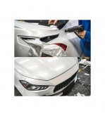 Rola folie auto autocolant PVC alb lucios 1.52m x 30m cu tehnologie eliminare bule Cod: 9196