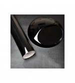 Folie auto autocolant PVC negru lucios 1.52m x 1m cu tehnologie eliminare bule Cod: KM9031