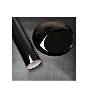 Folie auto autocolant PVC negru lucios 1.52m x 1m cu tehnologie eliminare bule Cod: KM9031