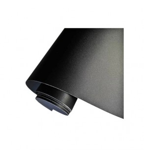 Rola folie auto autocolant PVC negru mat 1.52m x 30m cu tehnologie eliminare bule Cod: KM9013