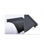 Folie auto autocolant PVC negru glitter sclipici mat 1.52m x 1m cu tehnologie eliminare bule Cod: KM9034