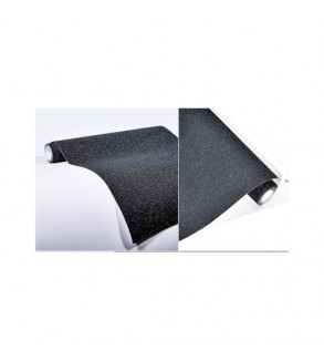 Folie auto autocolant PVC negru glitter sclipici mat 1.52m x 1m cu tehnologie eliminare bule Cod: KM9034