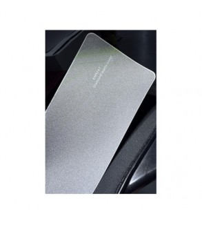 Folie auto autocolant PVC argintie sclipici mat 1.52m x 1m cu tehnologie eliminare bule Cod: KM9247