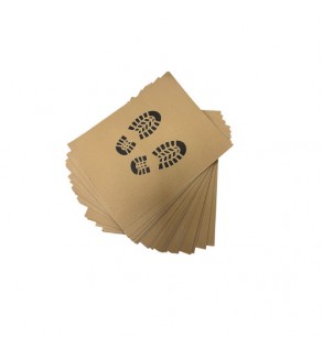 Pres covoras hartie protectie podea auto set 100 bucati 40x50cm Cod: ART-POD140G