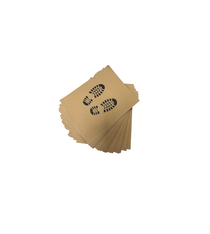 Pres covoras hartie protectie podea auto set 100 bucati 40x50cm Cod: ART-POD140G