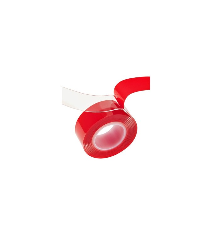 Banda dublu adeziva transparenta profesionala 10mm x 25 m  Cod: CDT1025