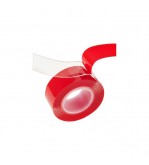 Banda dublu adeziva transparenta profesionala 20mm x 25 m  Cod: CDT2025