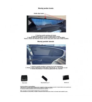 Perdele auto magnetice premium compatibile Dacia Logan III 2021-> Cod: PD5013