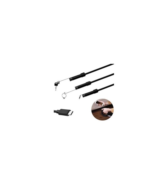 Camera endoscop pentru telefon, laptop si PC Android, cablu 2.5m Cod: IN0155