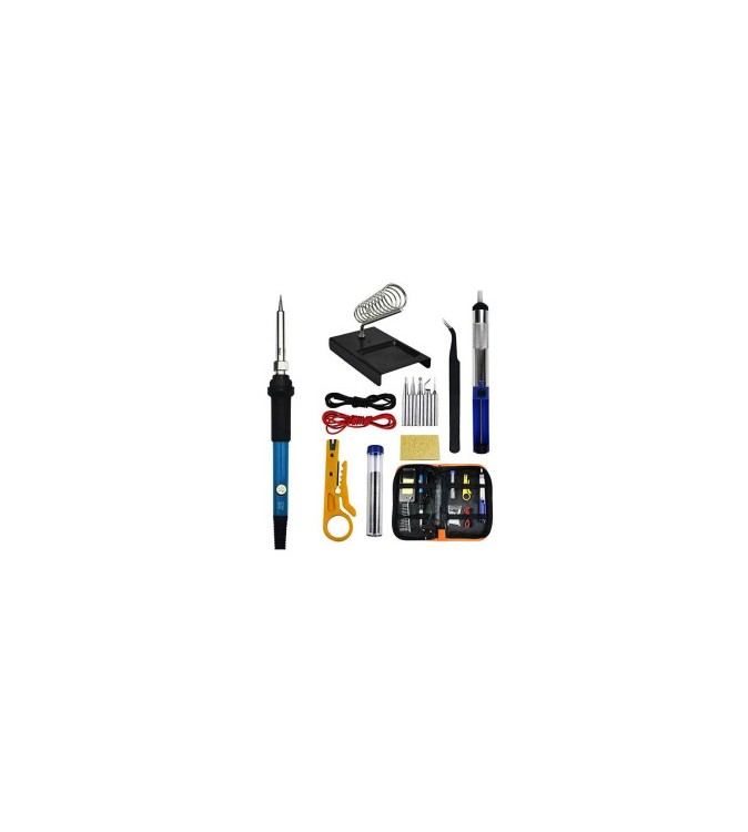 Set pistol de lipit reglabil 15 piese MIV