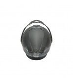 Casca motocross integrala negru mat cu viziera transparenta si ochelari de soare, marimea L Lion Cod: DISTM86