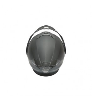 Casca motocross integrala negru mat cu viziera transparenta si ochelari de soare, marimea L Lion Cod: DISTM86