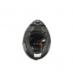 Casca motocross integrala negru mat cu viziera transparenta si ochelari de soare, marimea L Lion Cod: DISTM86