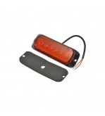 Lampa laterala stroboscopica LED 12-24V galbena 9 functii 132x46x19mm FR1287 Cod: BK98690