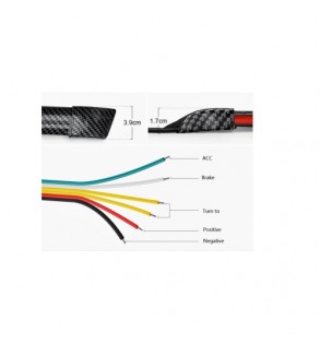 Eleron universal cauciuc tip M carbon 1.5m x 35mm