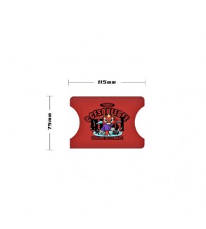 Racleta colant PPF auto duritate medie rosie Cod: CH-005-2