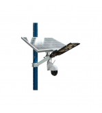Lampa stradala led 300w cu panou solar 60w, camera supraveghere 4g si baterie 16000mah  Cod: BK69686