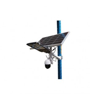 Lampa stradala led 300w cu panou solar 60w, camera supraveghere 4g si baterie 16000mah  Cod: BK69686