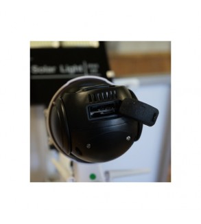Lampa stradala led 300w cu panou solar 60w, camera supraveghere 4g si baterie 16000mah  Cod: BK69686