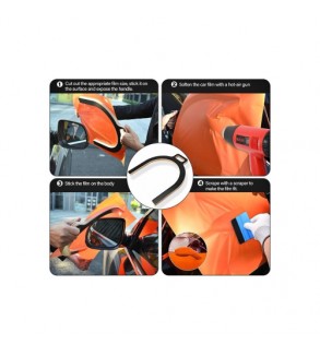 Suport montaj folie auto colant PPF pe oglinda forma U cu maner Cod: M121