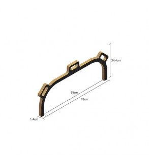 Suport montaj folie auto si PPF forma U cu maner Ã¢  Cod: M123