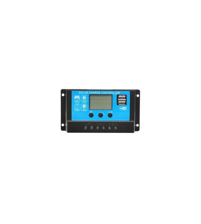 Regulator tensiune panou solar 10A 12-24V cu 2 porturi USB Cod: BK87430