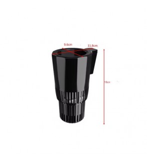 Suport auto inteligent pahare 2 in 1 racire incalzire LED touch bricheta 12V Cod: AC-8700