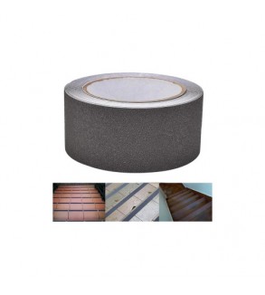 Banda antialunecare gri 7.5cm x 5m auto si uz casnic Cod: AS001
