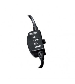 Husa scaun auto  cu incalzire 2 trepte alimentare bricheta 12V universala Negru